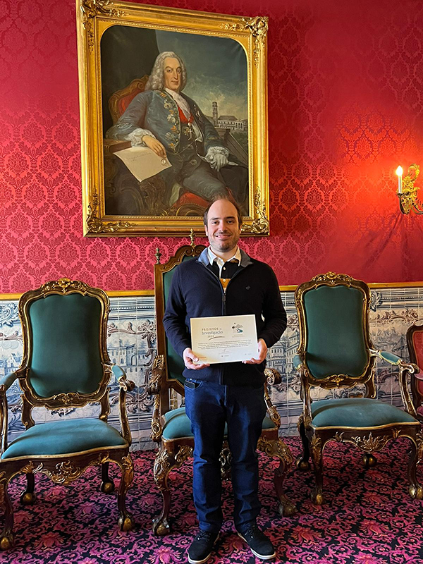 Researcher Rafael T. Aroso was the winner of the 5th edition of the Research Seed Awards